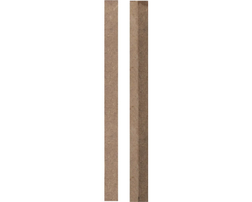 Mèche de bougie extérieur 10x10x120 mm 3 pièces Panneau décoratif en bois