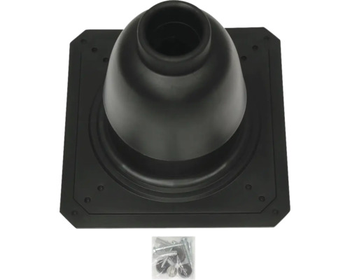 Traversée de toit avec accessoires de montage