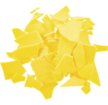 Flocons de cire jaunes