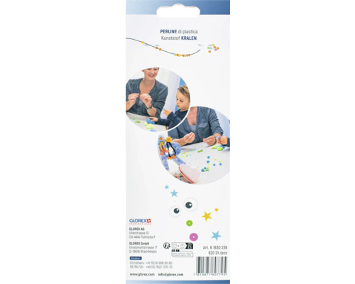 Paquet de perles en plastique