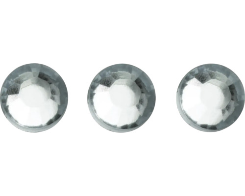 Autocollant Pearls & Diamonds diamants mini chaîne crystal autocollant 2-3 mm 22 pièces Trois pierres de verre pour la décoration