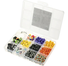 Boîte d''assortiment avec différentes perles