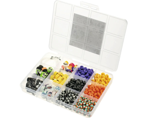 Boîte d''assortiment avec différentes perles