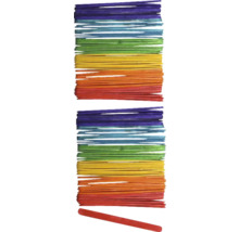 Bâtonnets de glace multicolores en bois