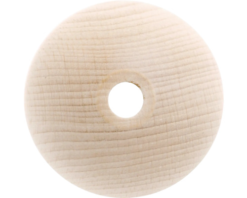Boule de bois brut 50 mm 1 pièce Roue en bois avec trou