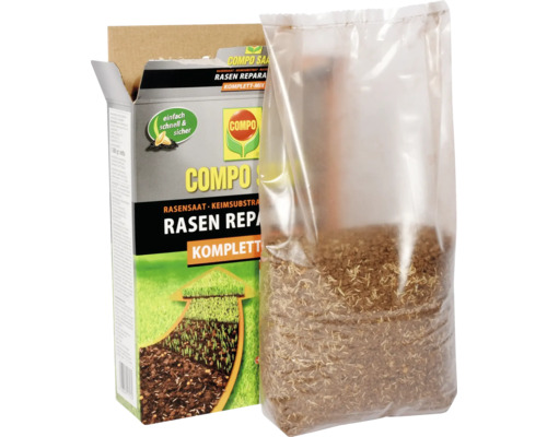 Compo Rasenreparatur Komplett-Mix Packung und Grassamen