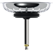 Spülbeckenstöpsel mit Sieb aus Metall