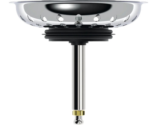 Spülbeckenstöpsel mit Sieb aus Metall