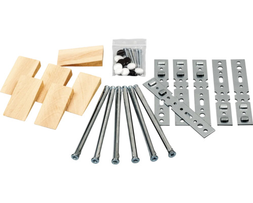 Kit de montage pour fenêtres en plastique ou portes d&apos;entrée