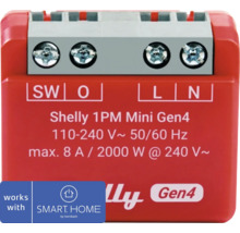 Shelly 1PM Mini Gen4 appareil de mesure de puissance pour commande intelligente