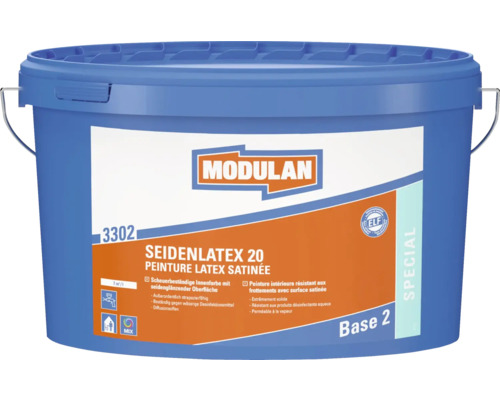 Eimer mit Modulan Seidenlatex 20 Innenfarbe