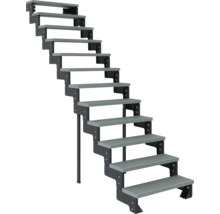 Escalier extérieur à douze marches