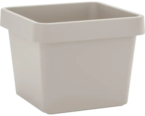 Pot de fleurs geli VIVA Square plastique 39 x 39 x 30,5 cm sable Pot de fleurs carré