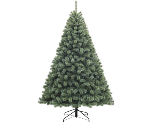 Arbre de Noël artificiel Sapin Lafiora Calgary Ø 130 cm H 185 cm bleu Sapin artificiel sur un support