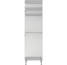 Meuble de cuisine avec étagères et pieds