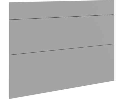 Façade en bois grise avec planches horizontales