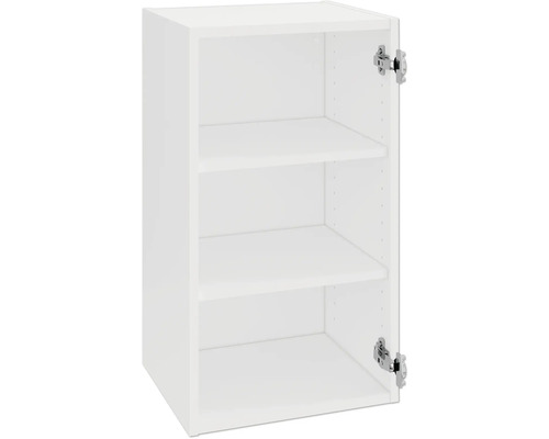 Meuble haut de cuisine blanc avec trois étagères