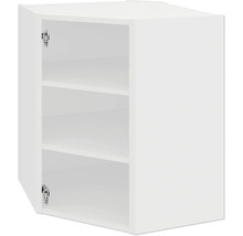 Armoire murale ouverte avec étagères