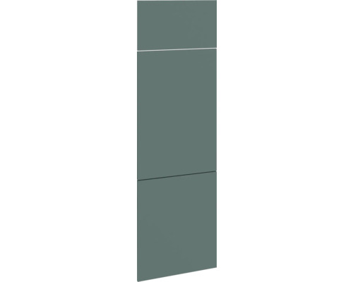 PICCANTE Smart Set frontal PICCANTE Smart lxpxh 59,6 x 1,6 x 194 cm vert pierre mat démonté P405 FH661-2 Trois façades de meubles pour armoires de cuisine