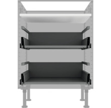 Armoire avec deux tiroirs de rangement