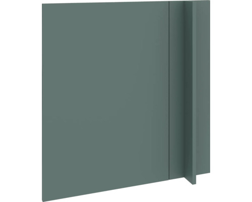 PICCANTE Smart Set frontal PICCANTE Smart lxpxh 49,6 x 1,6 x 70 cm vert pierre mat démonté P405 FUEL116-2 Porte d’armoire fermée avec poignée profilée