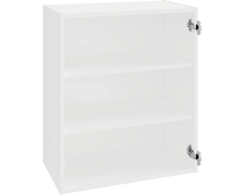PICCANTE Smart Corps de meuble haut PICCANTE Smart lxpxh 60 x 33 x 70,4 cm - - démonté P010 KOM606-2 Élément haut ouvert blanc avec trois étagères