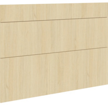 Façade d''armoire avec trois tiroirs aspect bois