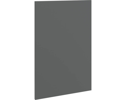 PICCANTE Smart Porte d'armoire cache de lave-vaisselle pour lave-vaisselle entièrement encastré PICCANTE Smart lxpxh 44,6 x 1,6 x 70 cm anthracite mat démontée P420 T4570-2 Façade de meuble grise