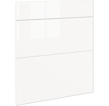 Façade de cuisine blanche à surface lisse