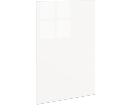 PICCANTE Smart Porte d'armoire cache de lave-vaisselle pour lave-vaisselle entièrement encastré PICCANTE Smart lxpxh 44,6 x 1,8 x 70 cm blanc haute brillance démontée P818 T4570-2 Façade de cuisine