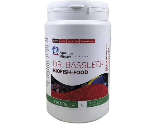 Nourriture pour poissons d'aquarium Aquarium Münster Dr. Bassleer Biofish Food CHLORELLE L 600 g Aquarium Münster Dr. Bassleer Biofish-Food Chlorella L nourriture pour poissons