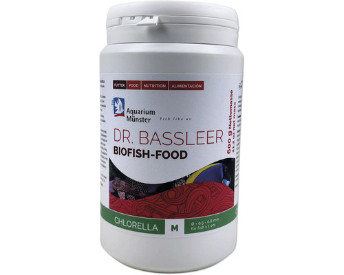Nourriture pour poissons d'aquarium Aquarium Münster Dr. Bassleer Biofish Food CHLORELLE M 600 g Aquarium Münster Dr. Bassleer Biofish-Food Chlorella, 600 grammes