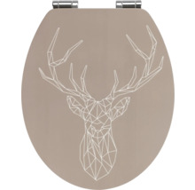 Toilettendeckel mit Hirschmotiv