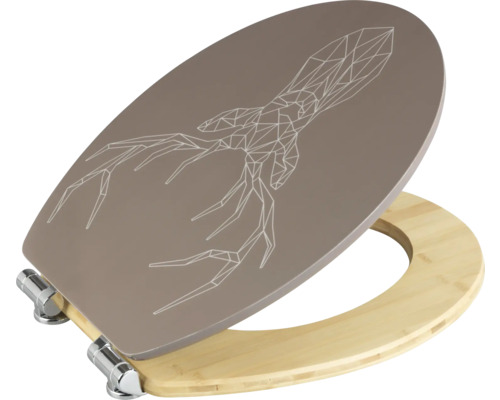 Toilettensitz mit Hirschmotiv