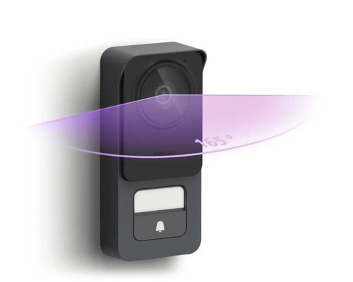 Smarte Türklingel mit 165 Grad Erfassungswinkel für den Aussenbereich