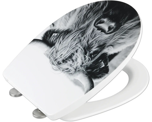 Toilettendeckel mit Hundemotiv