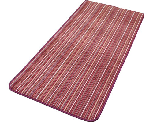 Tapis rectangulaire avec motif rayé