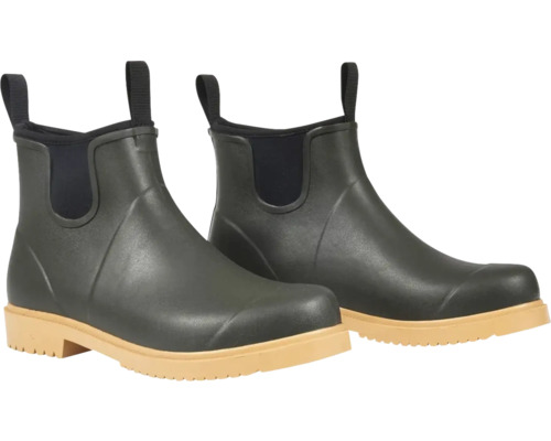 Paire de bottes en caoutchouc à tige courte avec tirette