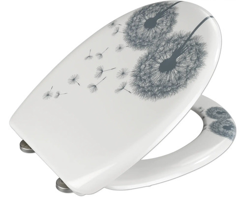 Toilettensitz mit Löwenzahn-Motiv