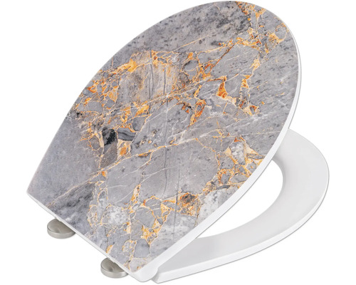 Toilettendeckel mit Marmormuster