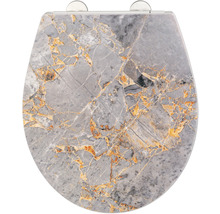 Abattant WC avec structure en marbre