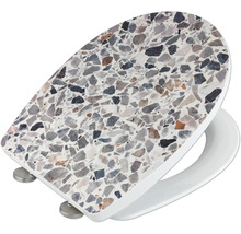 Abattant de WC avec motif mosaïque