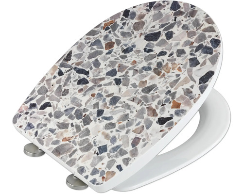 Toilettendeckel mit Mosaikmuster