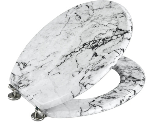 Toilettendeckel mit Marmormuster