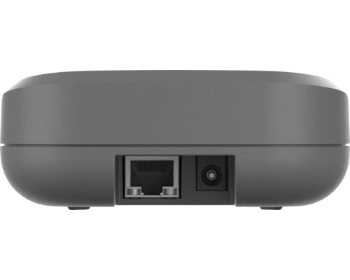 Vue arrière d''un appareil avec connexion Ethernet et connexion d''alimentation