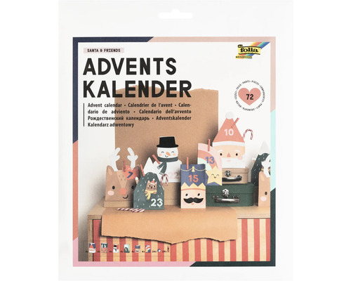Santa and Friends Adventskalender mit 72 Teilen