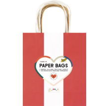 Papiertragetasche mit Papiergriffen, mittelgroß