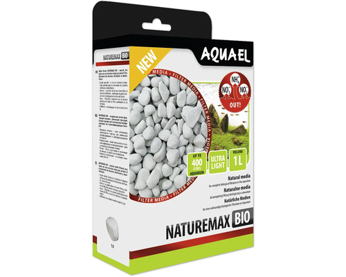Média de filtration Aquael Naturemax Bio pour aquariums jusqu''à 400 litres, emballage