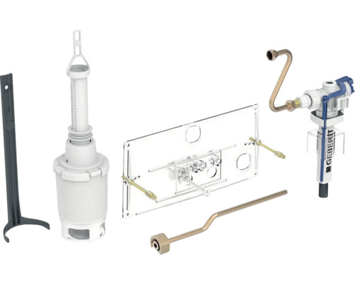 Kit de rééquipement GEBERIT pour type 15.000 sur système de rinçage interrompable 215.420.00.5 Aperçu des pièces de rechange pour réservoir Geberit