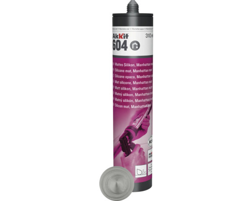Silicone sanitaire Akkit 604 manhattan mat 310 ml Cartouche de silicone sanitaire Akkit 604 Manhattan mat, 310 ml